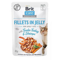 Produktbild von Brit Care Cat Tender Truthahn und Garnele in Gelee 85g - 85 g