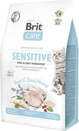 Brit Care Cat Trockenfutter Insect & Herring Sensitive Getreidefrei Hypoallergen Adult 2 kg - 2 kg – Bild 1 von 10