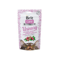 Produktbild von Brit Care Cat Urinary Functional Snack Leckerli für Katzen zur Unterstützung der Harnwege und Zahnpflege 50 g 12 Stück - 12 x 50 g