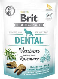 Brit Care Dental Functional Snack für erwachsene Hunde mit Hirsch zur Zahnpflege 150 g – Bild 1 von 1