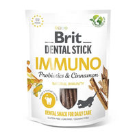 Produktbild von Brit Care Dental Stick Immuno Hundesnack mit Probiotika und Zimt glutenfrei 251 g - 251 g
