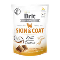 Produktbild von BRIT Care Dog Functional Snack Skin & Coat Krill Leckerlis für Hunde Adult 150g