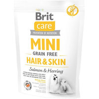 Produktbild von Brit Care Dog Mini Adult Getreidefreies Hundefutter mit Lachs und Hering für Haut und Fell 400g - 400 g