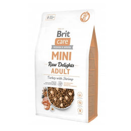 Brit Care Dog Mini FD Raw Delights Getrocknete Hundeleckerli Truthahn mit Garnelen Hypoallergen Getreidefrei Adult 4 kg – Bild 1 von 1