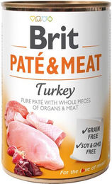 BRIT Care Dog Pate & Meat Truthahn Pastete getreidefrei hypoallergen 6x400 g - 6 x 400 g – Bild 1 von 3