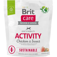 Produktbild von BRIT CARE Dog Sustainable Activity Hundefutter Adult Huhn und Insekt glutenfrei und hypoallergen 1kg - 1 kg