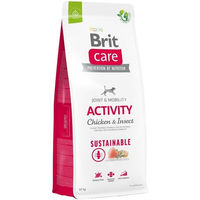 Produktbild von BRIT Care Dog Sustainable Activity Hundefutter Adult Huhn und Insekten Hypoallergen 12kg - 12 kg