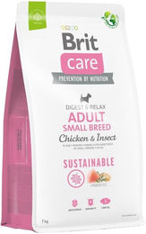 BRIT Care Dog Sustainable Adult Small Breed Hundefutter mit Huhn und Insekten Bio Glutenfrei 7 kg - 7 kg – Bild 1 von 2