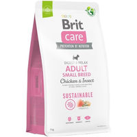 Produktbild von BRIT Care Dog Sustainable Adult Small Breed Hundefutter mit Huhn und Insekten Bio Glutenfrei 7 kg - 7 kg