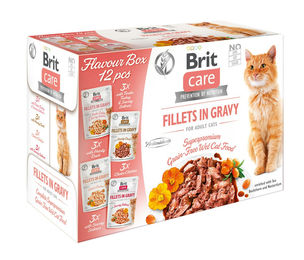 Brit Care Flavour Box Katzennassfutter Stückchen in Soße Adult Getreidefrei und Hypoallergen 12 x 85 g - 12 x 85 g – Bild 1 von 3