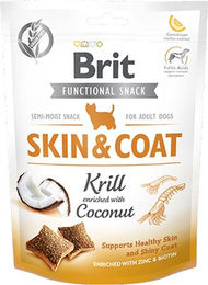 Brit Care Functional Snack Skin & Coat Krill und Kokos für erwachsene Hunde 150 g – Bild 1 von 1