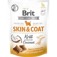 Produktbild von Brit Care Functional Snack Skin & Coat Krill und Kokos für erwachsene Hunde 150 g