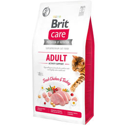 Produktbild von Brit Care GF Adult Activity Support Katzenfutter für Freigänger zur Unterstützung von Gelenken und Knochen 2x7kg