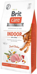 Produktbild von Brit Care GF Indoor Anti-Stress Katzenfutter für erwachsene Wohnungskatzen 2x7kg