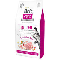 Produktbild von Brit Care GF Kitten Healthy Growth & Development Getreidefreies Katzenfutter 2x7kg