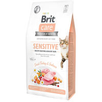 Produktbild von Brit Care GF Sensitive Healthy Digestion & Delicate Taste Katzenfutter Adult 2x7kg