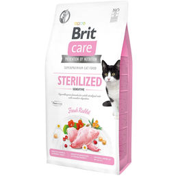Produktbild von Brit Care GF Sterilized Sensitive Hundefutter für erwachsene Katzen Adult 2x7kg