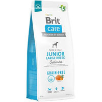 Produktbild von BRIT Care Grain-free Junior Large Breed Trockenfutter mit Lachs 12 kg - 12 kg