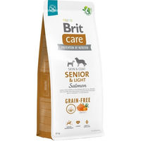 Produktbild von BRIT Care Grain-free Senior & Light Hundetrockenfutter mit Lachs 12 kg - 12 kg