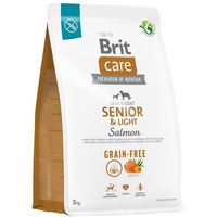 Produktbild von BRIT Care Grain-free Senior & Light Hundetrockenfutter mit Lachs und Huhn zur Gewichtskontrolle 3 kg - 3 kg