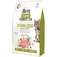 Produktbild von BRIT CARE Grain-Free Sterilized Immunity Katzenfutter Schwein Getreidefrei Hypoallergen Adult 7 kg - 7 kg