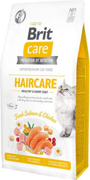 Brit Care Haircare Healthy & Shiny Coat Nahrungsergänzung für Langhaarkatzen Hypoallergen und Getreidefrei 400 g – Bild 1 von 1
