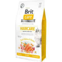 Produktbild von Brit Care Haircare Healthy & Shiny Coat Nahrungsergänzung für Langhaarkatzen Hypoallergen und Getreidefrei 400 g