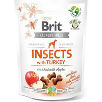 Produktbild von BRIT Care Hund Belohnungssnack Crunchy Cracker Insekt und Truthahn getreidefrei hypoallergen 200 g - 6 x 200 g