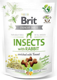 BRIT Care Hund Funktionssnack Crunchy Cracker Insekten und Kaninchen getreidefrei und hypoallergen 200 g - 6 x 200 g – Bild 1 von 4