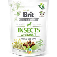 Produktbild von BRIT Care Hund Funktionssnack Crunchy Cracker Insekten und Kaninchen getreidefrei und hypoallergen 200 g - 6 x 200 g