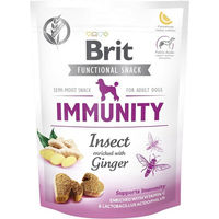 Produktbild von BRIT Care Hund Funktionssnack Immunity Insect mit Insekten und Lachs getreidefrei und hypoallergen 150 g - 150 g