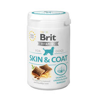 Produktbild von BRIT Care Hund Vitamine Skin & Coat Haut-Fell-Supplement für Adult Hunde getreidefrei 150g