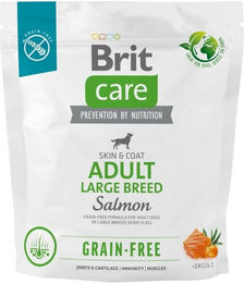BRIT CARE Hundefutter Getreidefrei Hypoallergen Lachs und Huhn für ausgewachsene große Hunde 1kg - 1 kg – Bild 1 von 2
