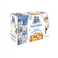Produktbild von Brit Care Katzen Nassfutter Adult Fillets in Jelly 24x85g