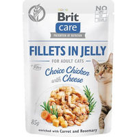 Produktbild von Brit Care Katzen Nassfutter Huhn in Gelee Adult Getreidefrei Hypoallergen 24 x 85 g - 24 x 85 g