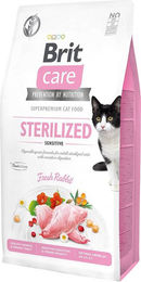 BRIT Care Katzenfutter Sterilized Sensitive Getreidefrei Adult Kaninchen und Geflügel 7 kg - 2 x 7 kg – Bild 1 von 3
