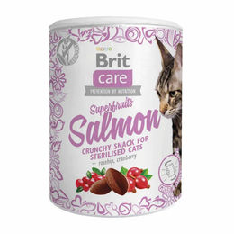 BRIT Care Katzensnack Superfruits Lachs Zahnpflege Adult 100 g - 100 g – Bild 1 von 5