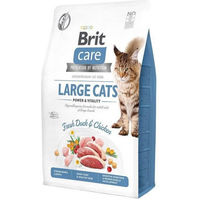 Produktbild von BRIT Care Katzentrockenfutter Ente und Huhn Getreidefrei Adult Large Cats 7 kg - 7 kg