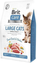 Brit Care Katzentrockenfutter Large Cats Ente und Huhn getreidefrei Adult 400 g - 400 g – Bild 1 von 6