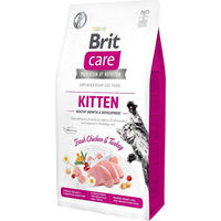 Produktbild von BRIT Care Kitten Getreidefreies Katzenfutter mit Pute und Huhn 7 kg - 7 kg