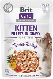 Brit Care Kitten Katzen Nassfutter Pute in Sauce Getreidefrei und Hypoallergen 24x85g - 24 x 85 g – Bild 1 von 2