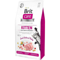 Produktbild von BRIT Care Kitten Katzentrockenfutter Huhn und Pute Getreidefrei Hypoallergen 400 g - 400 g