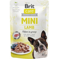 Produktbild von BRIT CARE Mini Adult Hund Nassfutter Lamm Stückchen in Sauce 24x85 g