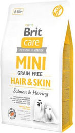 Brit Care Mini Hund Adult Getreidefrei Hypoallergen mit Lachs und Hering für Haut und Fell 2 kg - 2 kg – Bild 1 von 4