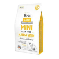 Produktbild von BRIT Care Mini Hundefutter Adult Kleine Rassen Lachs und Hering Getreidefrei Hypoallergen Haut und Fell 7 kg - 7 kg