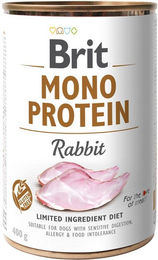 Brit Care Mono Protein Kaninchen Hypoallergenes Hund Nassfutter Stückchen in Sauce 400 g - 400 g – Bild 1 von 4