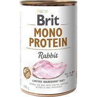 Produktbild von Brit Care Mono Protein Kaninchen Hypoallergenes Hund Nassfutter Stückchen in Sauce 400 g - 400 g