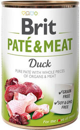 Brit Care Nassfutter für Hunde Adult Ente Pastete Getreidefrei Hypoallergen 6x400 g - 6 x 400 g – Bild 1 von 3