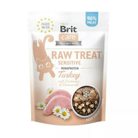 Produktbild von Brit Care Raw Treat Sensitive Gefriergetrocknete Katzen Leckerlis Truthahn für Kitten 10 x 40 g - 10 x 40 g