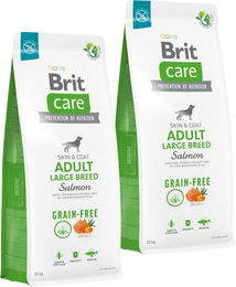 BRIT Care Skin & Coat Getreidefreies Hundefutter Adult Large Breed Lachs 2x12kg – Bild 1 von 1